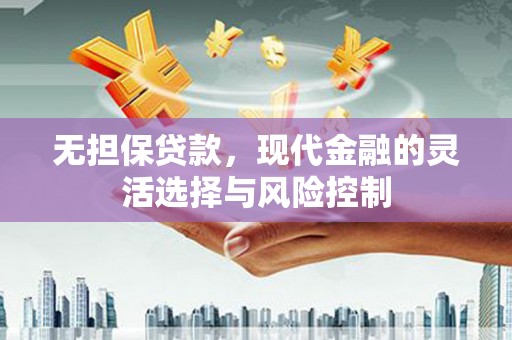 鹤山无担保贷款，现代金融的灵活选择与风险控制
