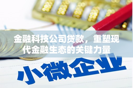鹤山金融科技公司贷款，重塑现代金融生态的关键力量