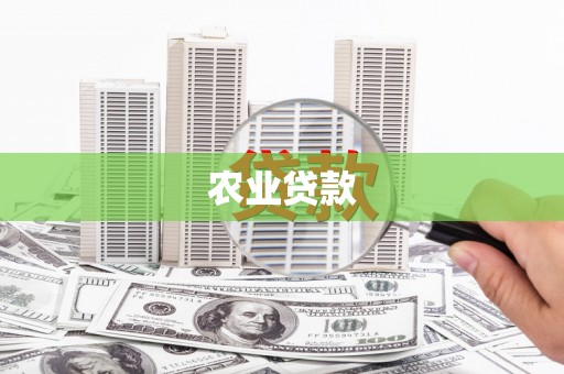 鹤山农业贷款